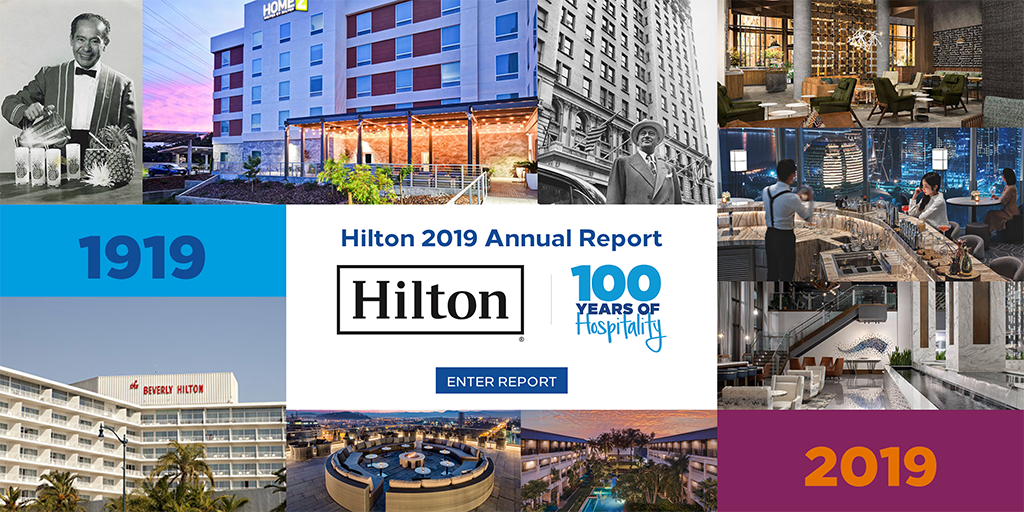 Homepage | Hilton 2019 Annual Report